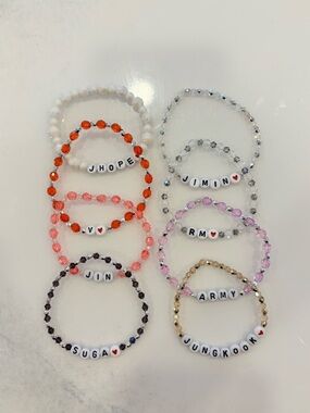 BTS Member Bracelet Bundle (8pcs)